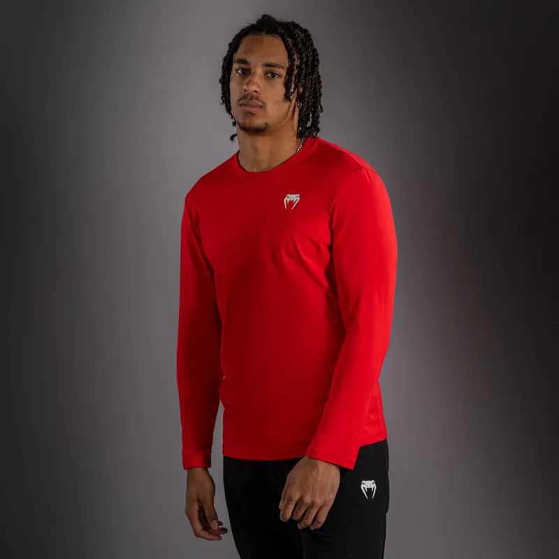 Venum Lineup Long Sleeve T-Shirt - Red/White - Image 5