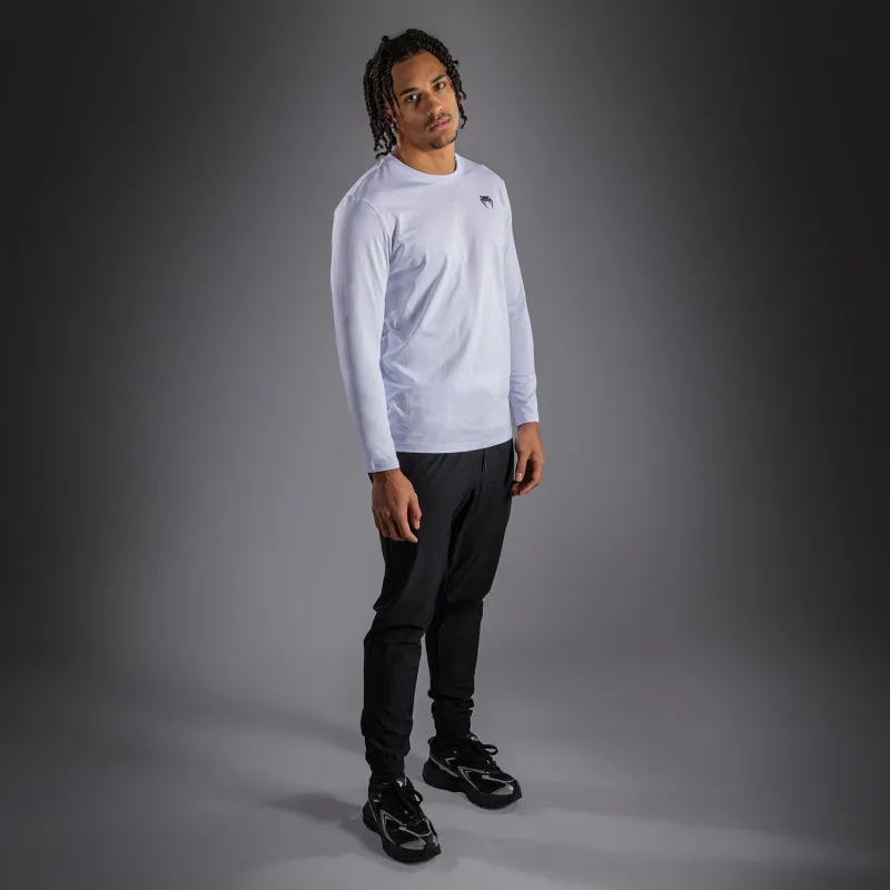 Venum Lineup Long Sleeve T-Shirt - White/Black - Image 4