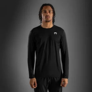Venum Lineup Long Sleeve T-Shirt - Black/White