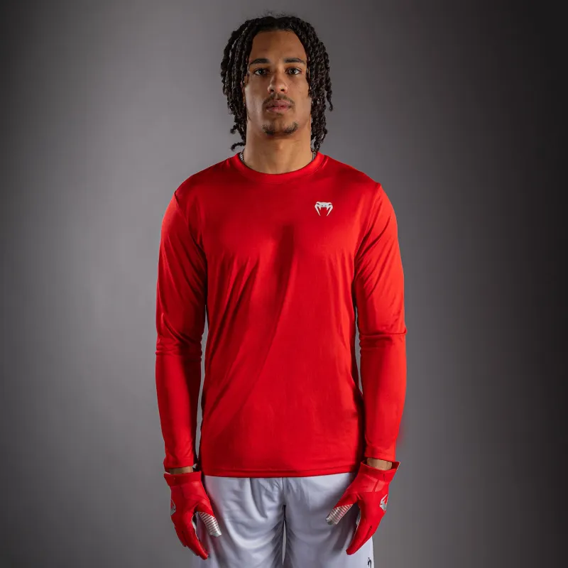 Venum Lineup Performance Long Sleeve T-Shirt - Red/White
