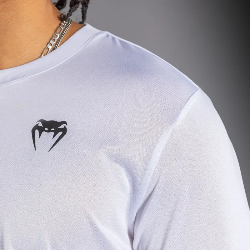 Venum Lineup Performance Long Sleeve T-Shirt - White/Black - Image 5