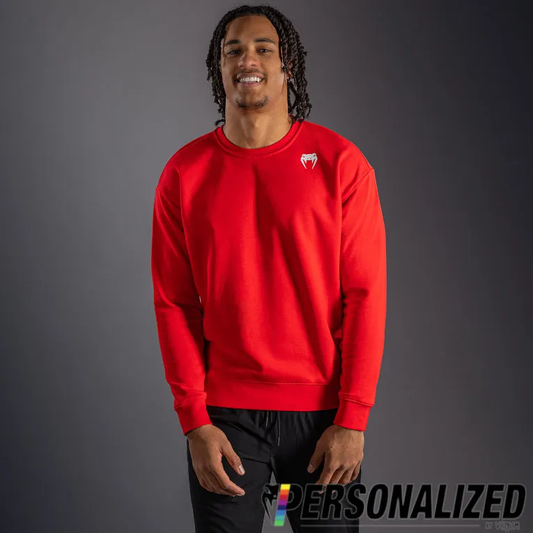 Venum Lineup Personalized Fleece Crew - Red/White