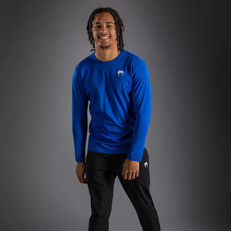 Venum Lineup Personalized Long Sleeve T-Shirt - Royal Blue/White - Image 3