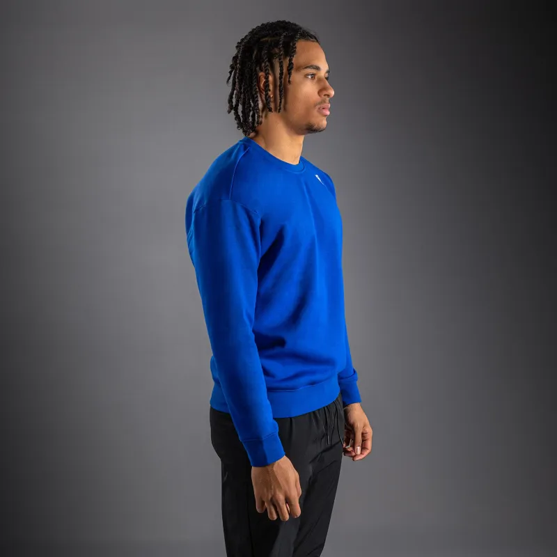 Venum Lineup Personalized Fleece Crew Royal - Blue/White - Image 2
