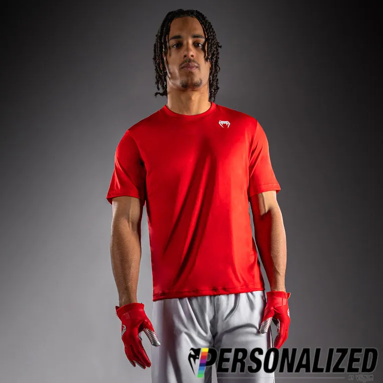 Venum Lineup Personalized Performance Short Sleeve T-Shirt - Red/White