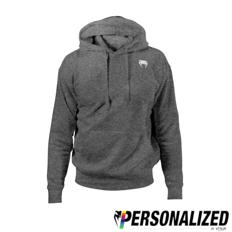 Venum Lineup Personalized Pullover Hoodie Heather Grey/White