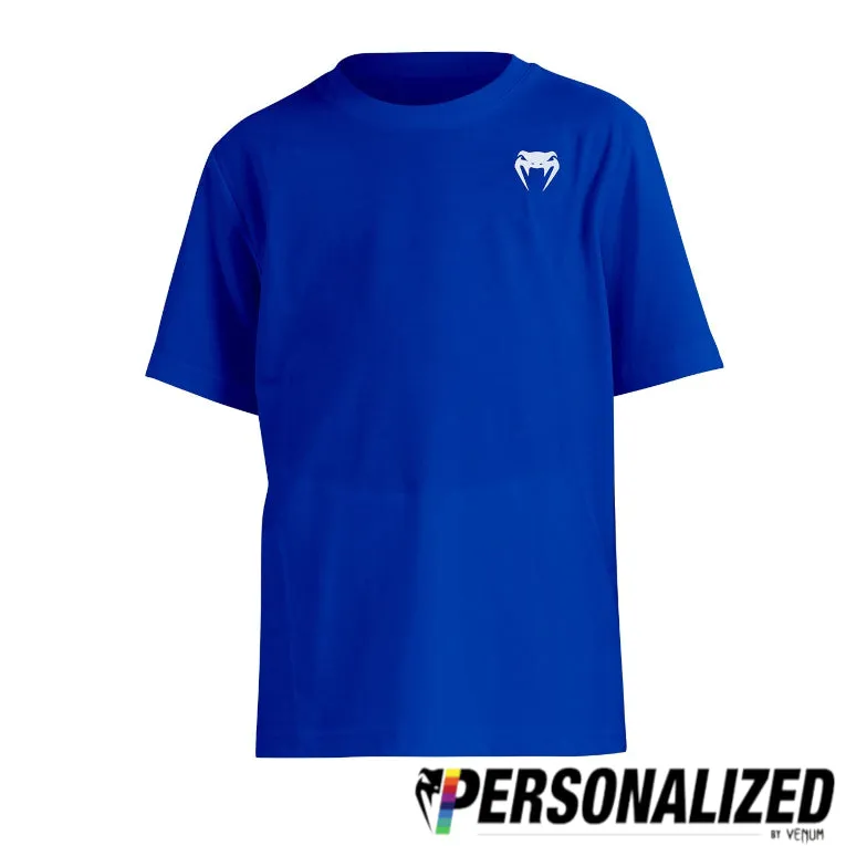 Venum Lineup Personalized Short Sleeve T-Shirt Royal Blue/White
