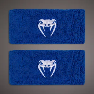 Venum Lineup Wide Bicep Bands - Royal Blue/White