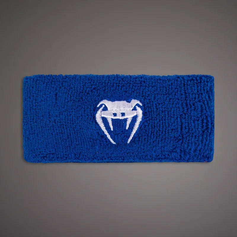 Venum Lineup Wide Bicep Bands - Royal Blue/White - Image 2