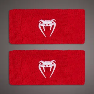 Venum Lineup Wide Bicep Bands - Red/White
