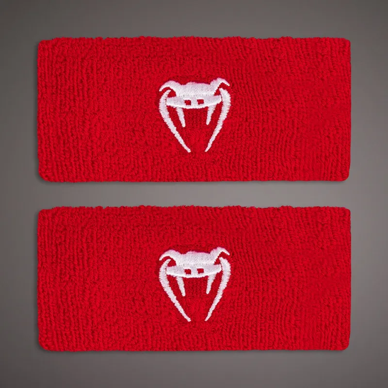 Venum Lineup Wide Bicep Bands - Red/White