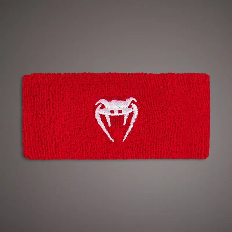 Venum Lineup Wide Bicep Bands - Red/White - Image 2