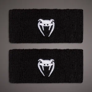 Venum Lineup Wide Bicep Bands - Black/White