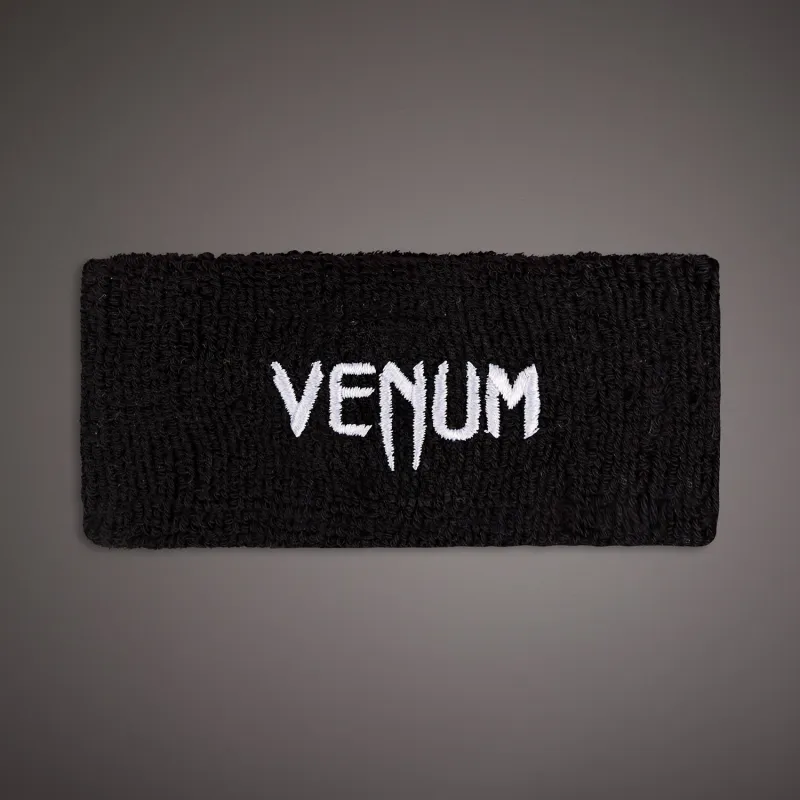 Venum Lineup Wide Bicep Bands - Black/White - Image 3