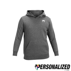 Venum Lineup Youth Personalized Hoodie - Heather Grey/White