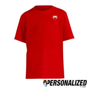 Venum Lineup Youth Personalized Short Sleeve T-Shirt - Red/White