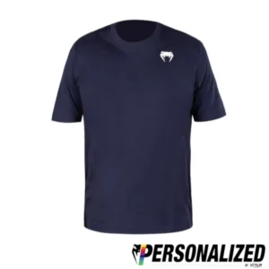 Venum Lineup Youth Personalized Short Sleeve T-Shirt - Navy Blue/White