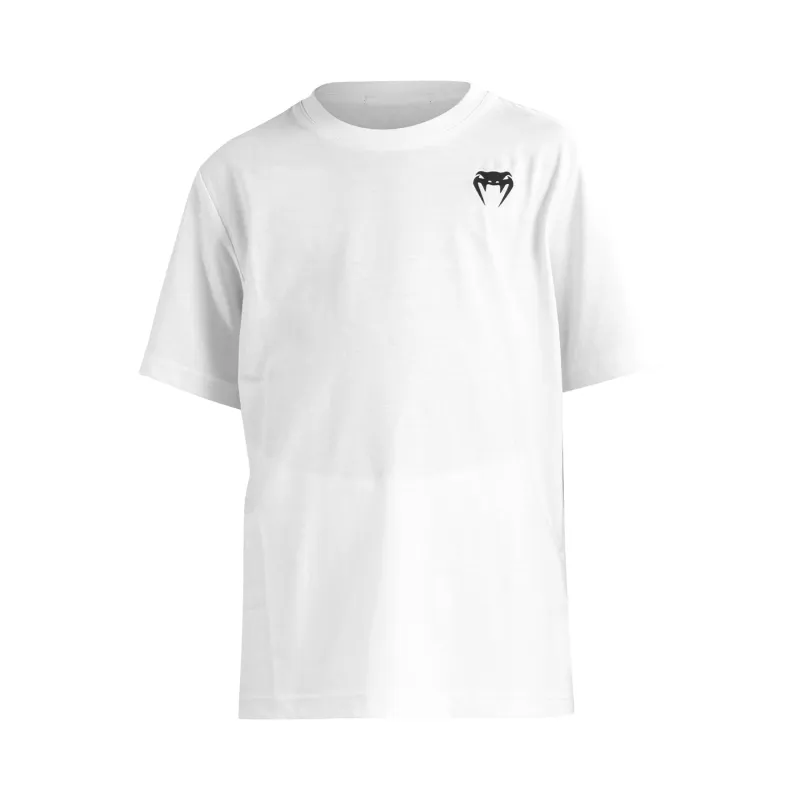 Venum Lineup Youth Personalized Short Sleeve T-Shirt - White/Black - Image 3