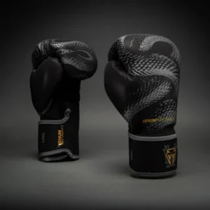 Venum Matupa Boxing Gloves - Black/Grey/Gold