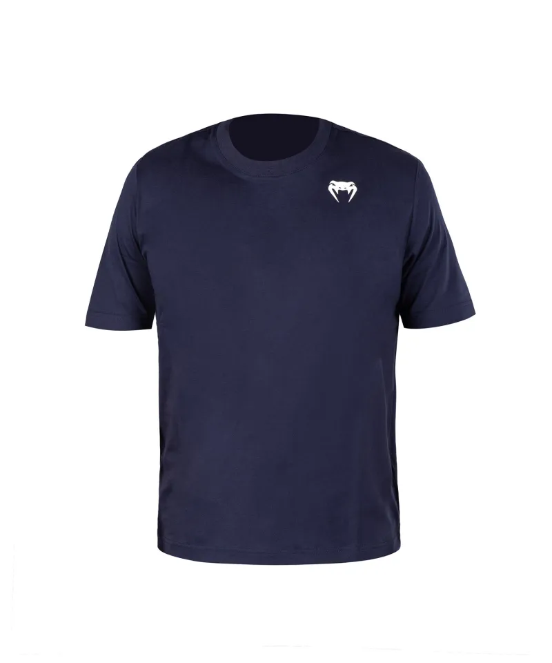 Venum Lineup Youth Short Sleeve T-Shirt - Navy Blue/White