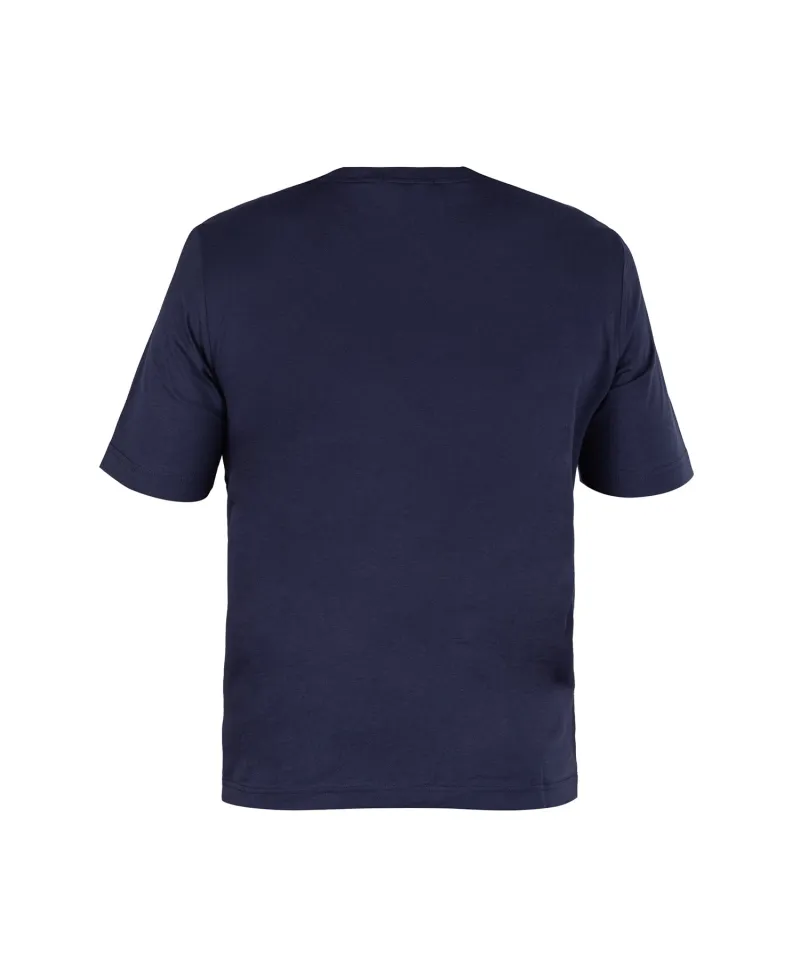 Venum Lineup Youth Short Sleeve T-Shirt - Navy Blue/White - Image 2