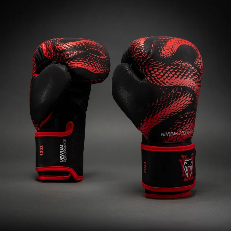 Venum Matupa Boxing Gloves - Black/Red/Silver