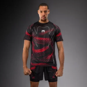 Venum Matupa Dry Tech T-Shirt - Black/Red/Silver