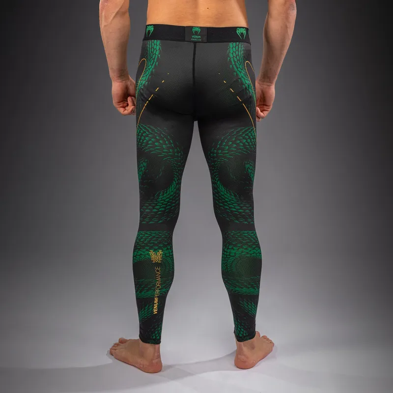 Venum Matupa Spats - Black/Green/Gold - Image 4