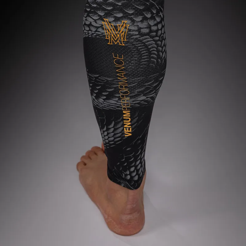 Venum Matupa Spats - Black/Grey/Gold - Image 5