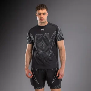 Venum Midnight Fury Dry-Tech T-Shirt - Black/Grey/Silver