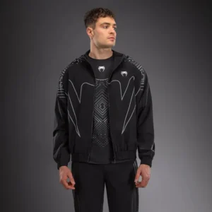 Venum Midnight Fury Track Jacket - Black/Grey/Silver
