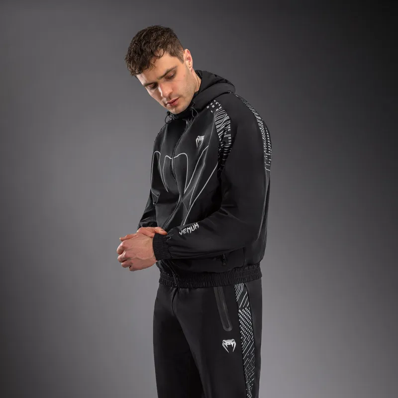 Venum Midnight Fury Track Jacket - Black/Grey/Silver - Image 3