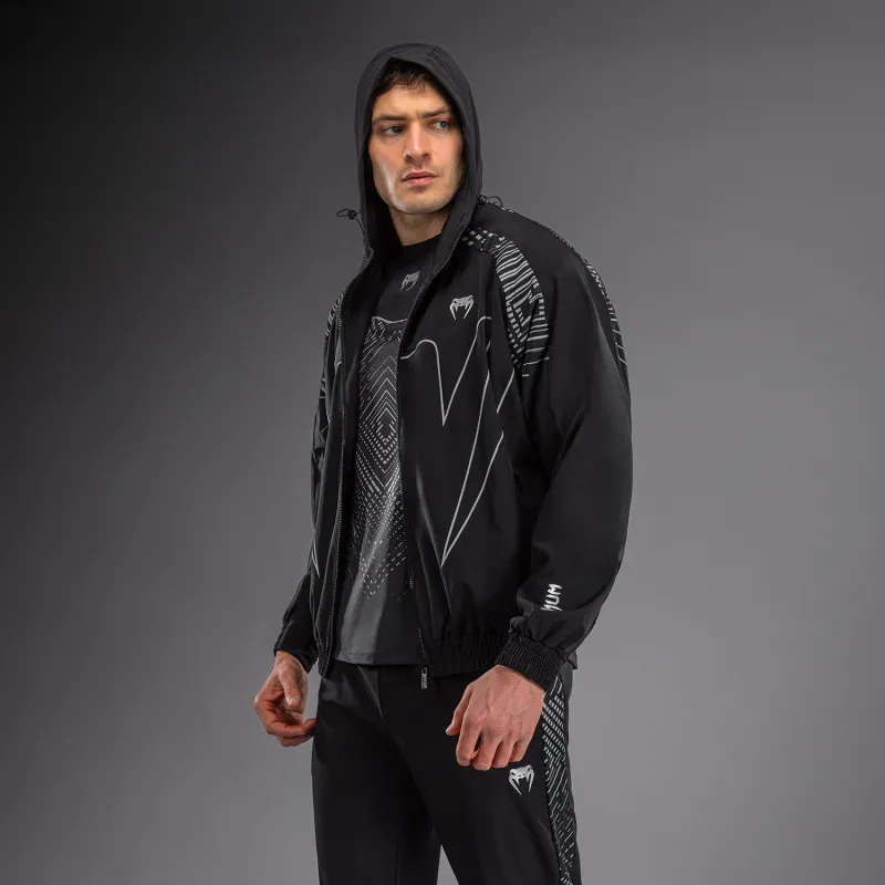 Venum Midnight Fury Track Jacket - Black/Grey/Silver - Image 5