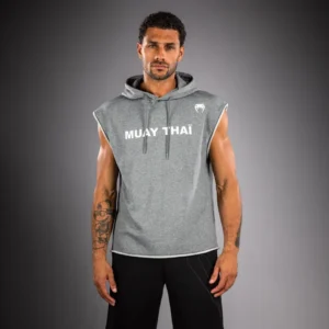 Venum Muay Thai VT Sleeveless Hoodie - Heather Grey
