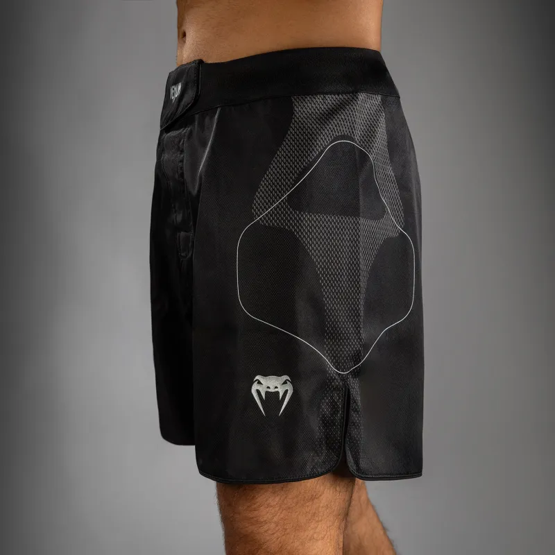 Venum Nexus Fight Shorts - Black/Silver - Image 4