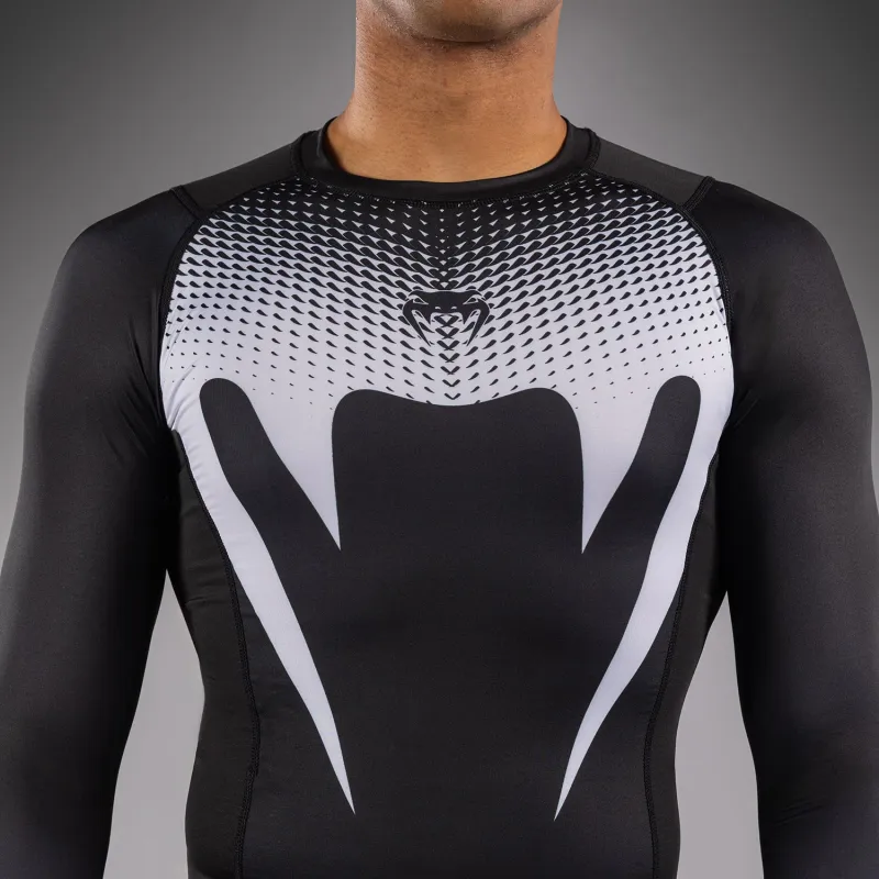 Venum No Gi Rashguards - Black/White - Image 4