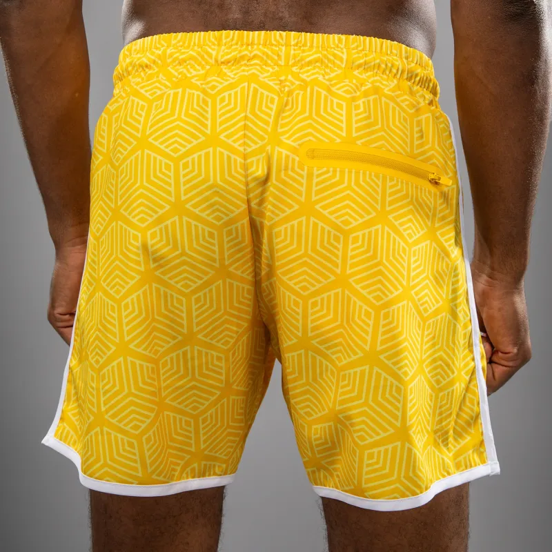 Venum Octane Board Shorts - Vibrant Yellow - Image 4