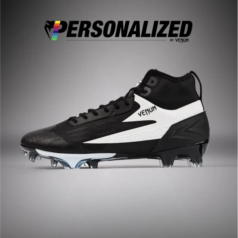 Venum Personalized Elite Football Cleats - Black/White