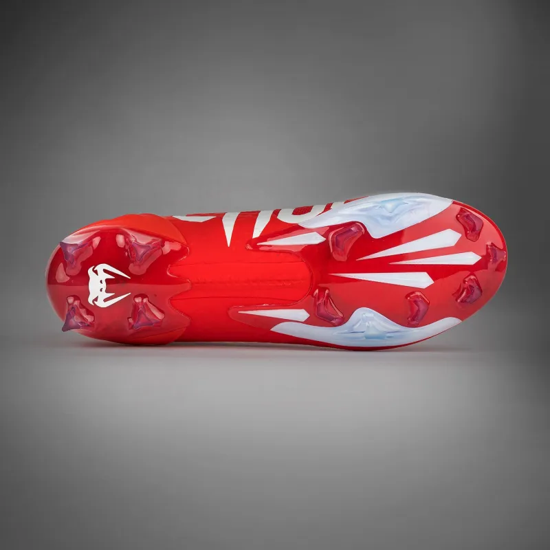 Venum Personalized Elite Football Cleats - Red/White - Image 4