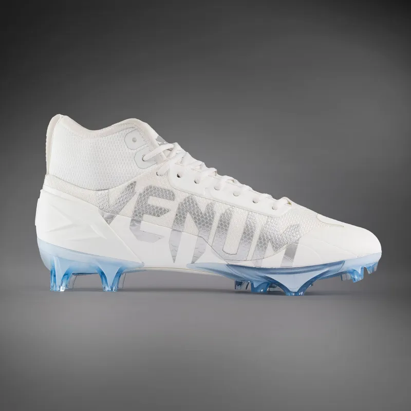 Venum Personalized Elite Football Cleats - White/Silver - Image 2