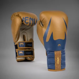 Venum Reverso Boxing Gloves - Camel/Royal Blue