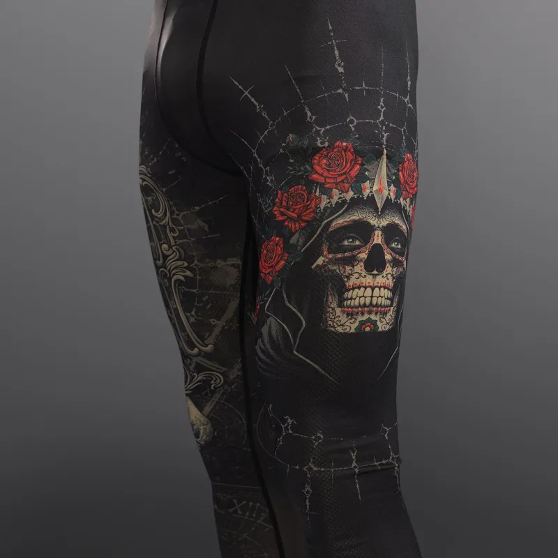 Venum Santa Muerte 5.0 Men’s Spats - Deep Black/Gold - Image 5