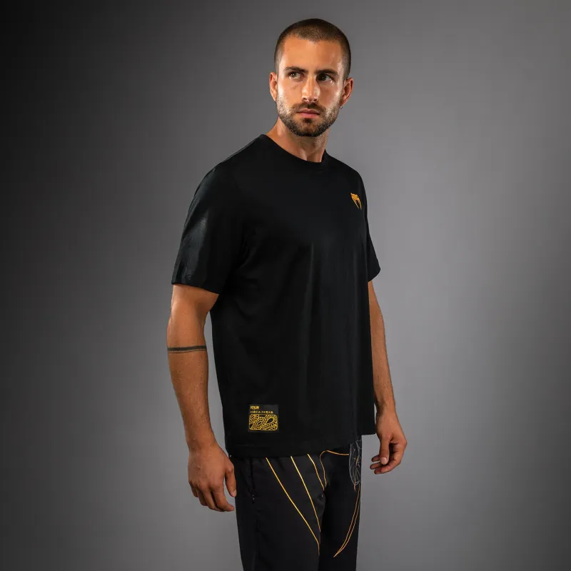 Venum Serpenti T-Shirt - Black/Silver/Gold - Image 3