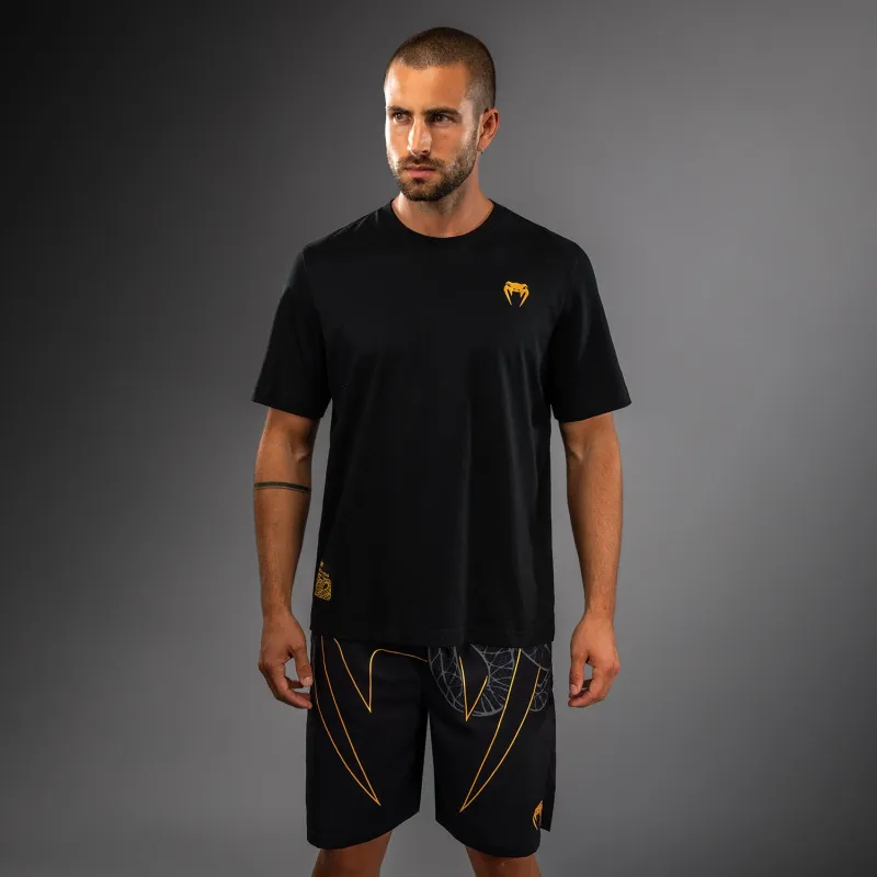 Venum Serpenti T-Shirt - Black/Silver/Gold - Image 4