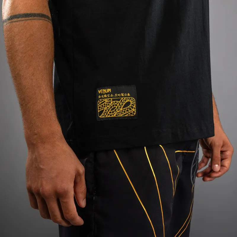 Venum Serpenti T-Shirt - Black/Silver/Gold - Image 5