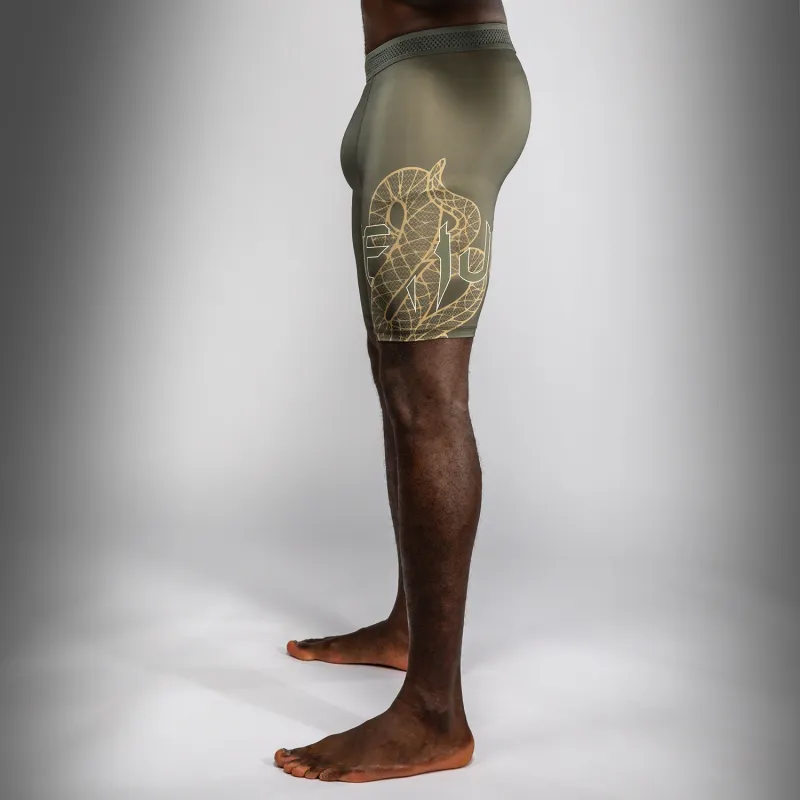 Venum Serpenti Vale Tudo Shorts - Khaki/Bronze/Ivory - Image 2