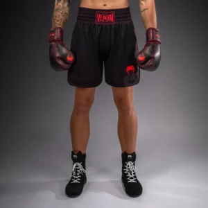 Venum Spectre Boxing Shorts - Black/Red
