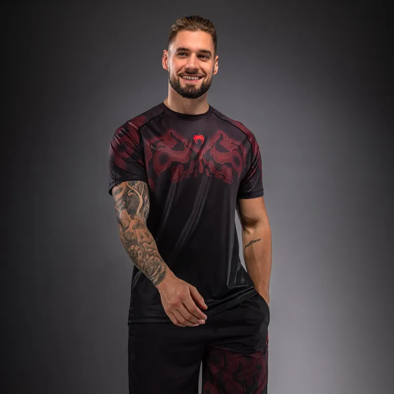 Venum Spectre Dry-Tech T-Shirt - Black/Red - Image 2