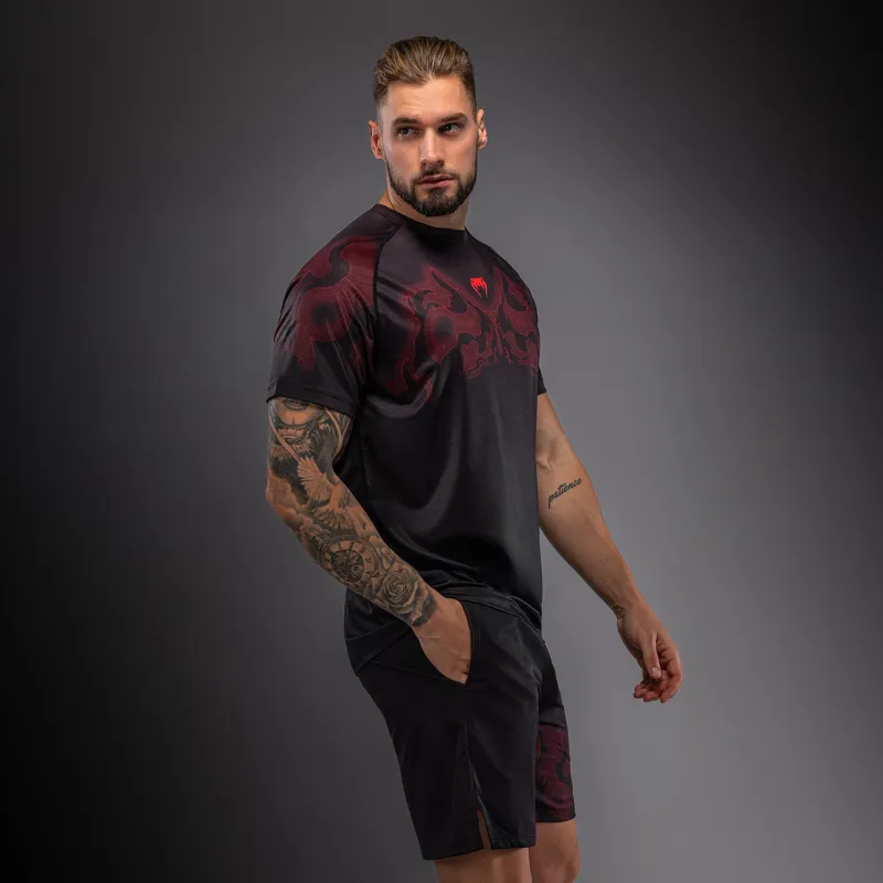 Venum Spectre Dry-Tech T-Shirt - Black/Red - Image 4