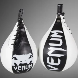 Venum Speed Bag - Skintex Leather - Black/Ice